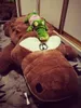Dorimytrader Största Soft Lying Animal Crocodile Plush Toy Anime Alligator Toy Djur Pillow Lover Gift Accompany Gifts 300cm Dy50195