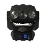 8pcs/lot 360 degree rotation light 9x10w led beam moving head light rgbw 4 in 1 DJ led moving head spider beam light