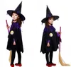 Kinderen carnaval feestjurken schattige fabriek directe verkoop halloween kids kostuum meisje jurk cosplay heks halloween party kostuum voor kind