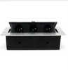 EU Standard Desk Power Socket Multifunctional Desk Conference Table Pop-up Three Inserts Outlet AC110V~220V 12A Outlet