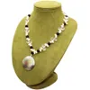 Modieuze zoetwaterparel sieraden natuurlijke zoetwaterparel kristallen schelp ketting vrouwelijke charme ketting sieraden