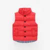 Barn Vinter Waistcoat Boy Ytterkläder Coats för Girls Vest Spädbarn Baby Vest Ärmlös Kids Vest Windbreaker Jacka 2 8 år