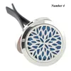 Tree Of Life 316L Stainless Steel Car Air Freshener 30mm Aromatherapy Essential Oil Diffuser Locket Vent Clip With Refill Pads