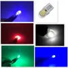 T10 LED-lamp 12V W5W 194 COB 2W Auto LED-lamp Lampvrijheidsverlichting Wit Blauw Rood Geel Roze