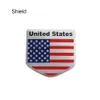 US American Flag 3D Car Sticker Auto Decor Decal Badge Emblem Bil Styling Klistermärke för Jeep BMW FIAT VW FORD AUDI HONDA TOYOTA