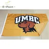 NCAA UMBC Retrievers Equipe Poliéster Bandeira 3FT * 5FT (150cm * 90cm) Bandeira Banner Decoração Flying Home Garden Outdoor presentes