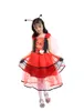 Ropa para niños Niñas Bonita mariquita Ropa de juego de hadas Vestido de princesa Vestidos para niñas Disfraces de Halloween Disfraces para el día de los niños Cosplay