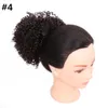 8inch chignon chignon bun شعر مجعد مع اثنين من البلاستيك extive updo لتصفيفة الشعر الزفاف القصير 7960832