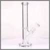 Hookahs v35CM Glass Bongs Oil Rig 9mm Thick Straight Bubbler Classical Design Water Pipes Super Heavy With Smoking Accessories