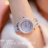 Relógio de âmbar mulheres senhoras faixa de resina nobrador design de moda discar imitação prata pulseira de aço inoxidável relógio impermeável