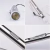 Blanc froid chaud blanc USB lampe de poche rechargeable Mini alliage d'aluminium Led ampoules stylo torche médicale ronde en forme de lune lumières