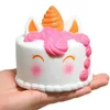 Yenilik Unicorn Kek Modle Çocuk Yumuşacık Dekompresyon Oyuncak Kawaii Squishies Yavaş Yükselen Ekmek Squeeze Oyuncaklar Çocuk Hediye 25bz ff