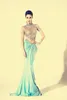 イブニングドレスYousef aljasmi Kim Kardashian Cap Sleeve V-Neck Beaded Long Dress Myriam Almoda Gianninaazar Zuhlair Murad