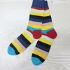 Män strumpor Stora Edition Creative Socks Version Pure Fashion Joker Man Bomull Glad Roliga Socks Färgglada Men2PCS = 1Pairs