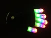 Rave LED Flash Rękawice Finger Luminary Dance Mittens For Party Dekoracje Rekwizyty Light Up Stage Performance Rękawiczki 18 5qt FF