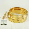Populär mode ny ros guld 316L rostfritt stål skruvbangle armband med skruvmejsel och originallåda förlora aldrig armband