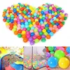 100pcs Colorful Fun Balls Soft Plastic Ball Pit Balls Baby Kids Tent Swim Toys Ball 55CM Colours2220573