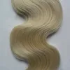 #613 отбеливатель блондинка weave пучки человеческих волос 100% человеческих волос Weave body wave пучки человеческих волос 1шт 100г
