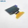 0.96 بوصة 12864 وحدة عرض LCD مع واجهة عرض بيضاء اللون AMOLED و SPI