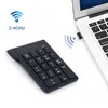 2.4G Wireless Keyboards USB Numeric Keypad Mini Numpad 18 Keys Digital Keyboard for iMac/MacBook Air/Pro Laptop PC Notebook Desktop