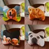 Auto Car Seat pillow headrest Support cushion Universal Fit SUV sedans front/back seat automotive parts cartoon cute dog design