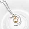 I Love You to The Moon and Back Urn Necklace for Ashes Memorial Keepsake Cremation Pendant Jewelry