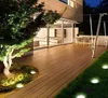 8LED Solar Powered Ground Light Waterproof Garden Pathway Deck Lights med sollampa för Home Yard Driveway Lawn Road