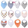 Baby ins Fox Bibs Burp Cloths 132 Tasarımlar Bandana Bebek Tükürük Bez IN Üçgen Önlükler Yenidoğan Karikatür Bebek Önlükleri Yenidoğan Burp Clo6784214