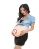 silicone fake belly false pregnant artificial tummy soft comfortable 2000g1500g pc brown color for unisex2172254