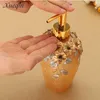 Xueqin 350ml Bathroom Resin Hand Pump Liquid Soap Dispenser Exquisite Hotel Lotion Shampoo Bottle Dispenser