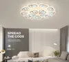 New Arrival Modern LED Ceiling Lights For Living Room Bedroom Study Room Home Deco Crystal Acrylic Lamps Fixtures Chandeliers Lighting LLFA