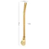 Home Stainless Steel Stirrer Drinking Straw Coffee Spoon Straws Kitchen Dining Barware Rose Gold Rainbow will and sandy