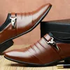 hommes mocassins robe bureau affaires chaussures en cuir chaussures pointues hommes en cuir formel slip-on hommes chaussures grande taille heren schoenen buty meskie