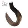 Evermagic Balayage Ombre 2618 İpeksi Düz Brezilya Bant Balayage İnsan Saç Uzantısı 20Pieces 25GPC 50G Bir Bundle6564226