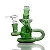5.3 InchsRecycler Oil Rigs hookahs Unique Bong Water Pipes Heady Glass Dab Rig Glass beaker Bongs Smoke Pipe With 14mm