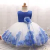 Baby Mädchen Erster Geburtstag Kleinkind Partykleid Prinzessin Blume Kleines Brautjungfernkleid Kleinkind Mädchen Taufkleid Taufkleidung