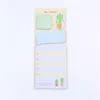 NOVERTY Cactus Cute stickers planner kawaii sticky notes planejador de artigos de papelaria adesivos memo pad cute papeleria notepad stick1231p