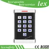 125KHz Touch Access Control System Metal Keyboard ID de identificação de cartão Access Access Cifrador Máquina Sistema de Proteção Home + 2 Chave Fobs