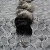 Цикл Micro Remy Body Wave Micro Extensions 100G петли микро кольцо человеческих волос Наращивание волос Ссылка OMBRE BUB Настоящие европейские волосы
