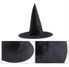 Cosplay Props Magic Hat Witch Hat Wizard Hat Adult Womens Men Party Costume Black Oxford Spire Cap GA366