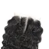 Cabelo virgem brasileiro 6x6 Fechamento de renda com cabelos de bebê com onda profunda Remy Middle Free Three Parte 6*6 fechamentos 12-24 polegadas