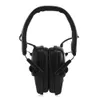 Tactical Headset Anti-ruído Microfone Dobrável Earmuff para Caça Tiro