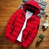 HCXY 2018 Kış Erkek Ceketler Rahat Yeni Kapüşonlu Kalın Yastıklı Parkas Erkek Ceket Palto Sıcak Fermuar Dış Giyim Artı Boyutu 4XL Tops