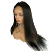 Honrin hår spets framspår silkeslen rak brasiliansk jungfru människa hår 150% densitet blekade knutar förbehåller hårfäste med babyhår