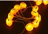 Halloween Dyni Led String Lights 2.5m 20 LED Dekoracje Halloween 3D Wiszące Dyni Czaszki Latarnie Wakacje Wakacje