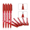 10pcs Dual-Tips Stencil Pen Tattoo Skin Marker Assorted Tattoo Marking Pen Dual Tip Marker Piercing Black Blue Red