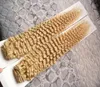 200g 말레이시아 곱슬 곱슬 머리 100 % 인간의 머리카락 번들 2pcs 비 - 레미 헤어 익스텐션 613 블리치 금발 수 3 또는 4 번들을 구입할 수 있습니다
