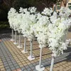 1.5m 5Feet Height White Artificial Cherry Blossom Tree Roman Column Road Places para el centro comercial Abrigos abiertos