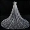 Real Picture Bridal Accessories Blusher 3 Meter Wedding Veil Star Desgin Bridal Veil Two Layer Cathedral Wedding Veil