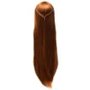 Long Straight Cosplay Hair Wigs Heat Resistant Synthetic Wig None Lace Wig for Black Women Braided Box Braids